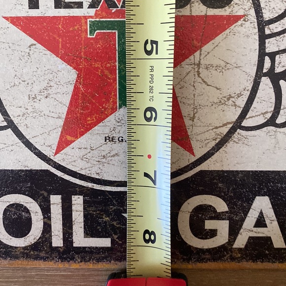 Texaco Motor Oil & Gasoline Vintage Styled Metal Sign - Picture 5 of 5
